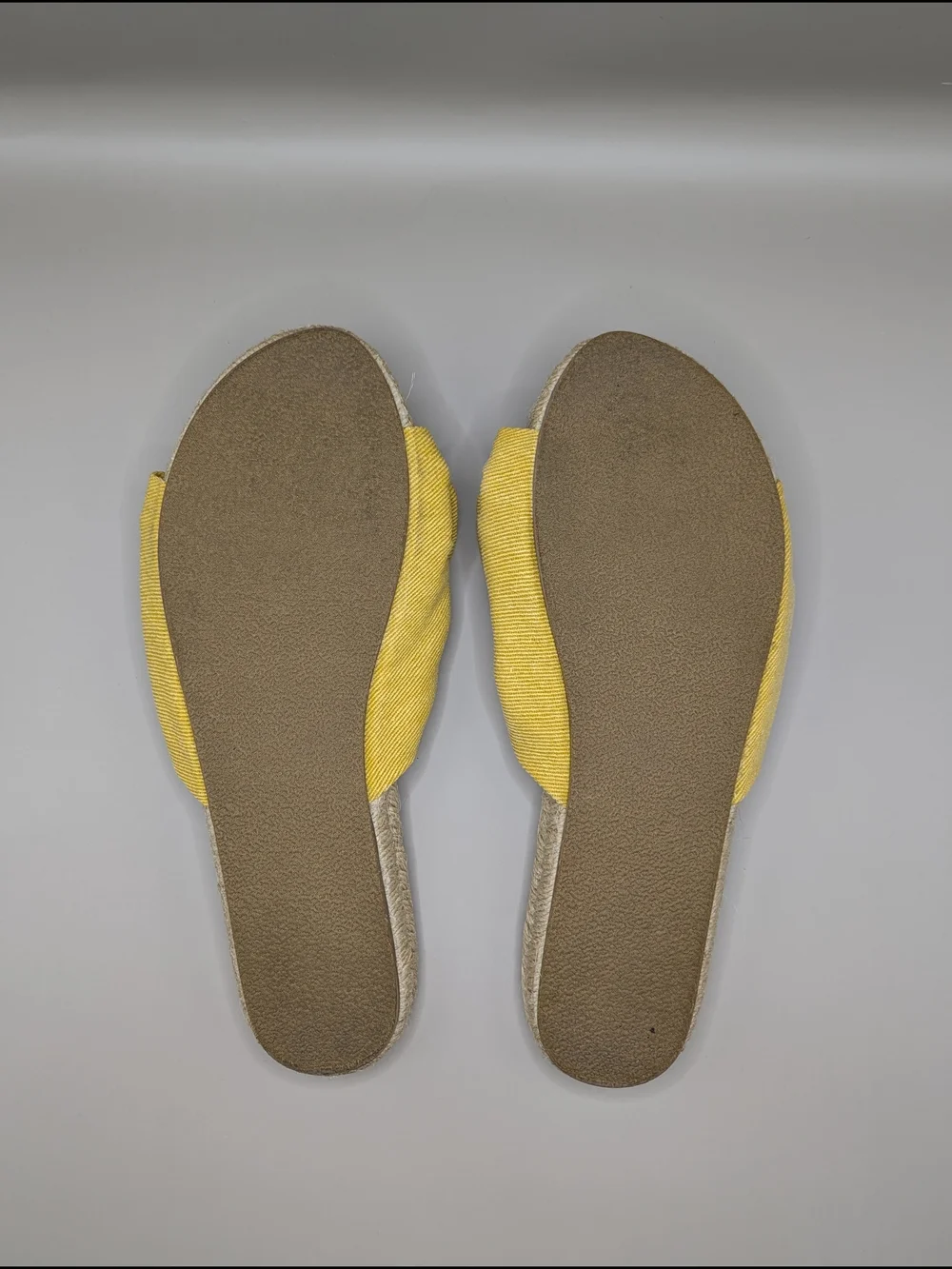 Blowfish Malibu Gihna Yellow Twill Bow Knot Espadrille Slide Sandals for Women